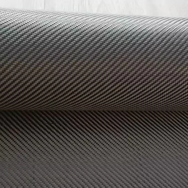 Tessuto in fibra di carbonio con trama twill